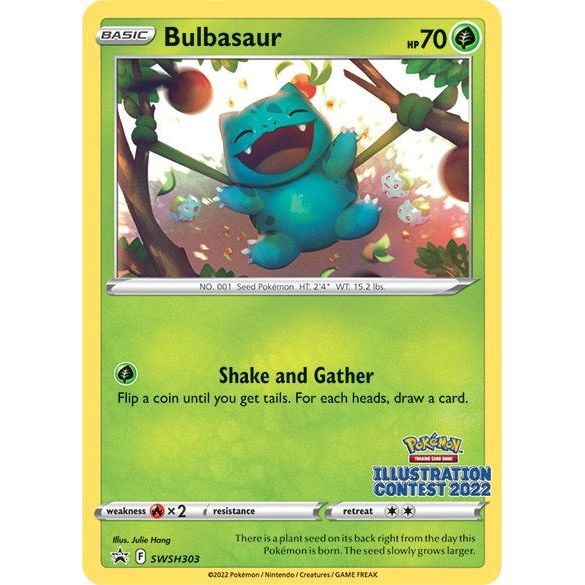 Image for Bulbasaur (Illustration Contest 2022) (SWSH303) (SWSD) - Pokemon