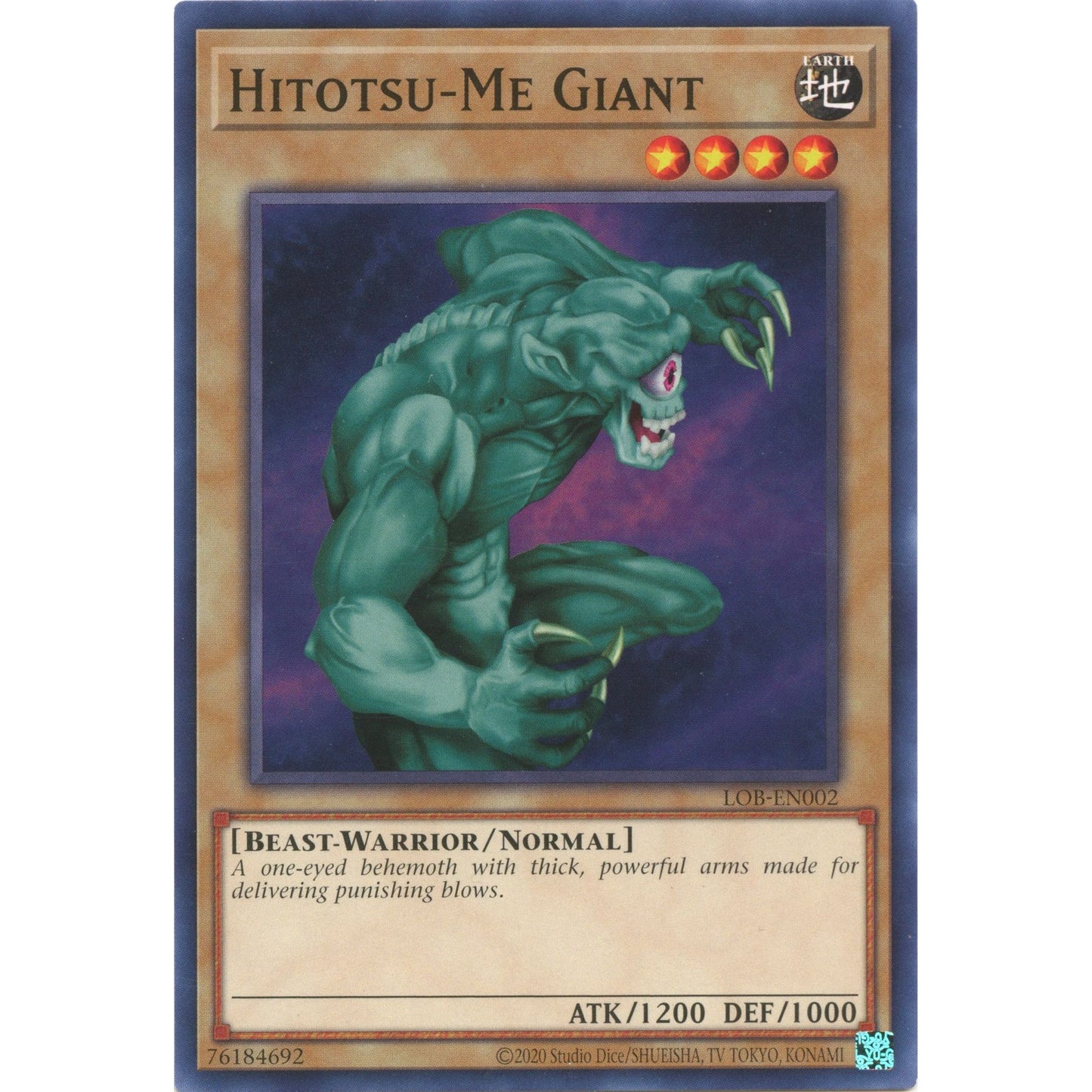 Image for Hitotsu-Me Giant (LOB-EN002) (LOB-EN) - YuGiOh