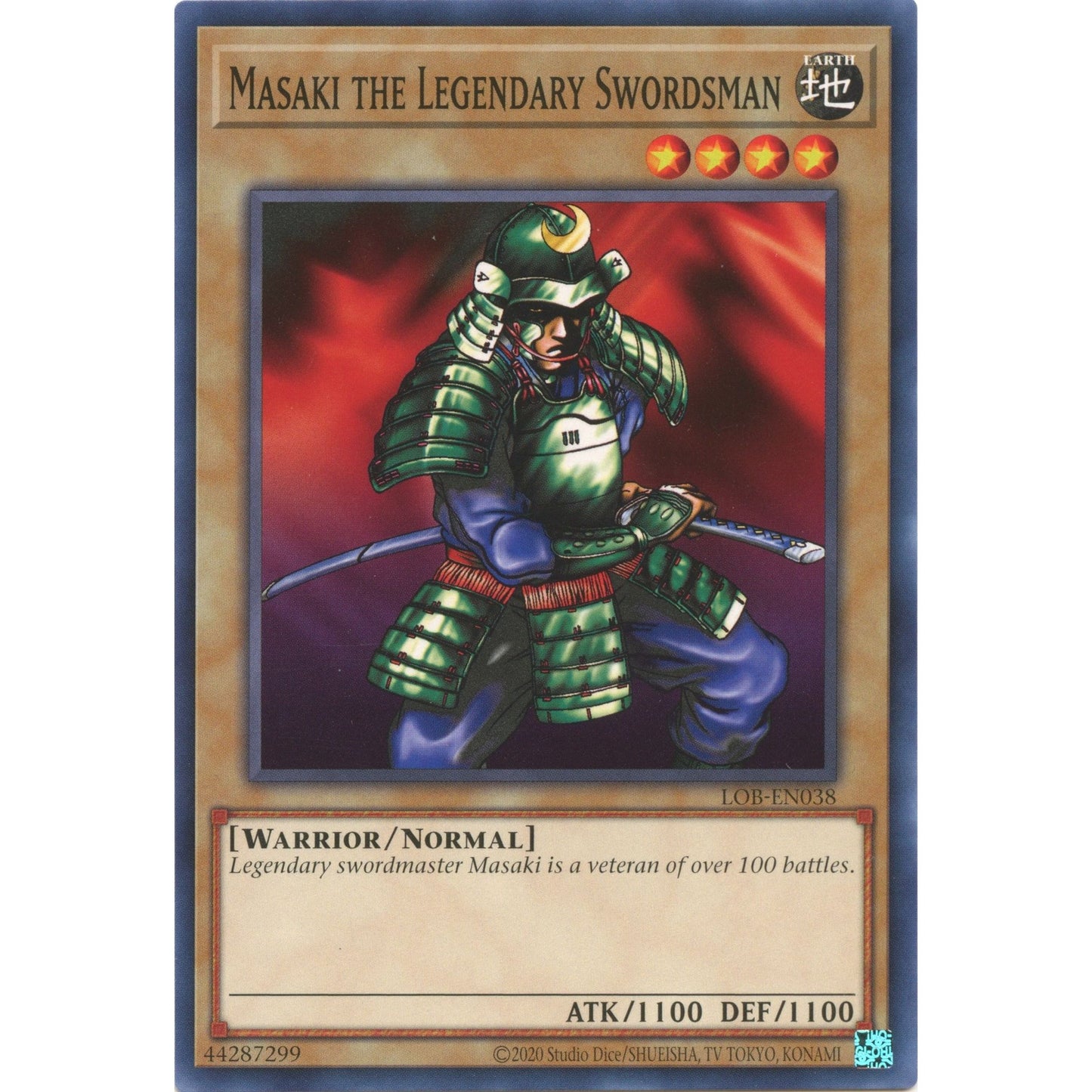 Image for Masaki the Legendary Swordsman (LOB-EN038) (LOB-EN) - YuGiOh
