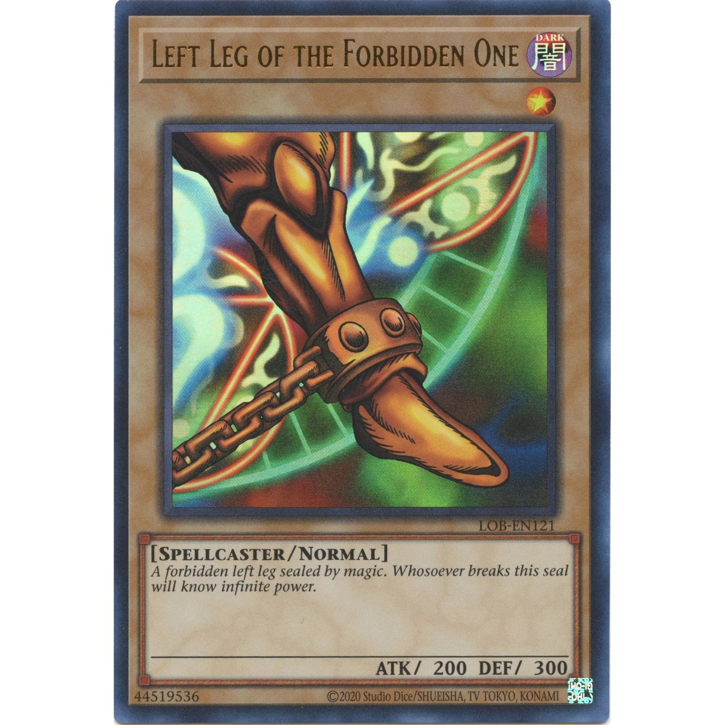 Image for Left Leg of the Forbidden One (LOB-EN121) (LOB-EN) - YuGiOh