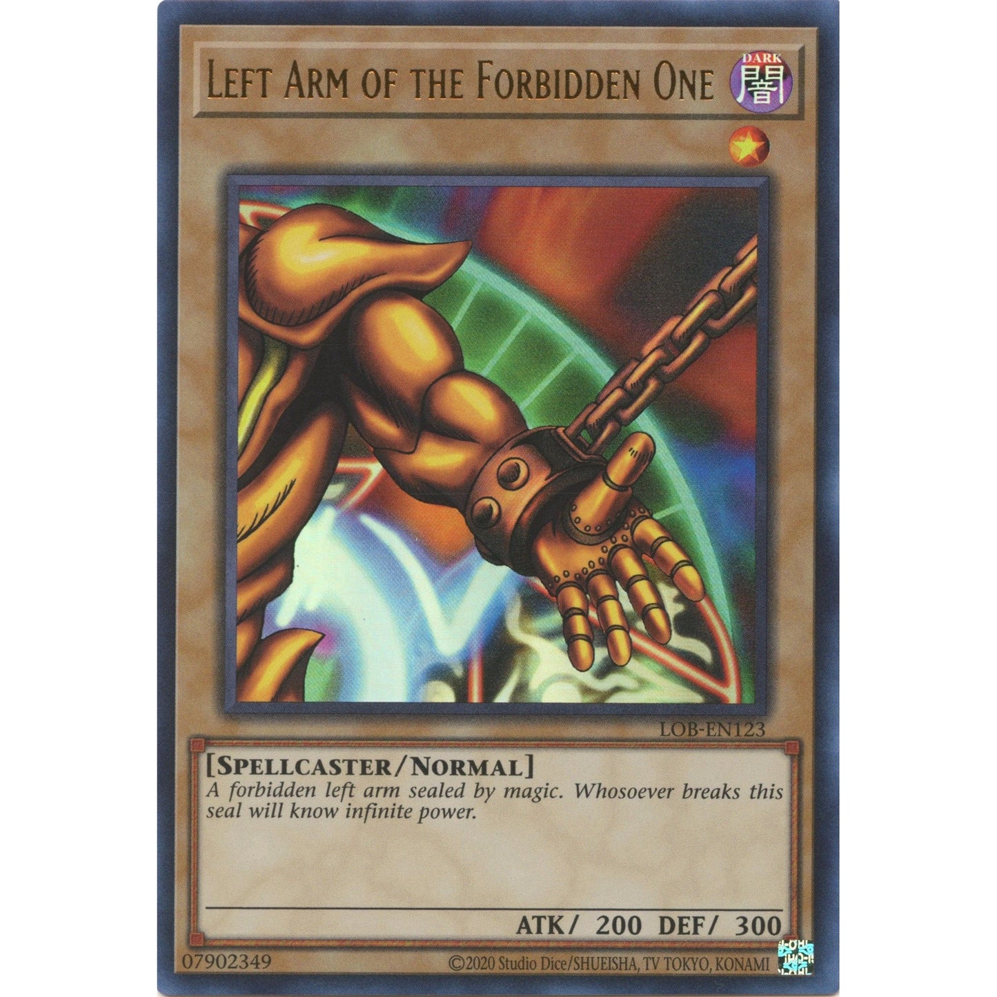 Image for Left Arm of the Forbidden One (LOB-EN123) (LOB-EN) - YuGiOh