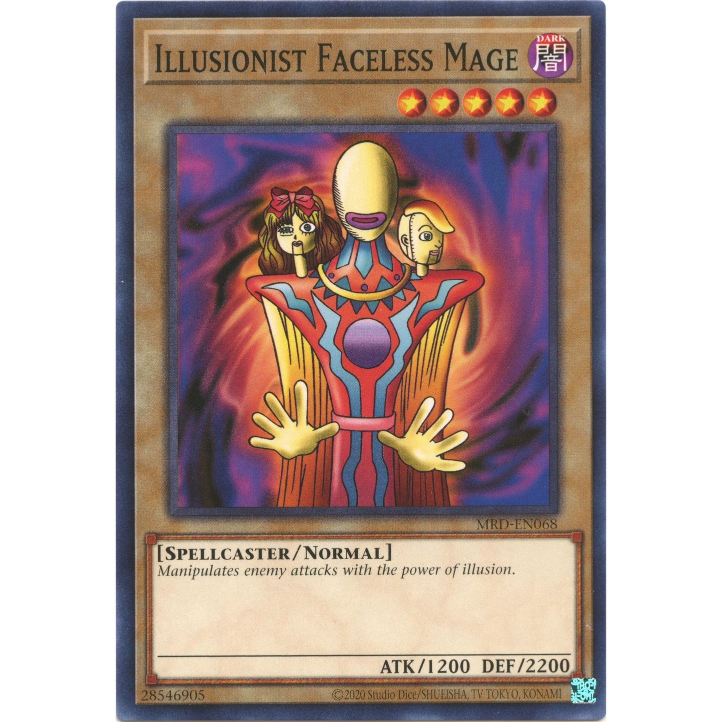Image for Illusionist Faceless Mage (MRD-EN068) (MRD-EN) - YuGiOh