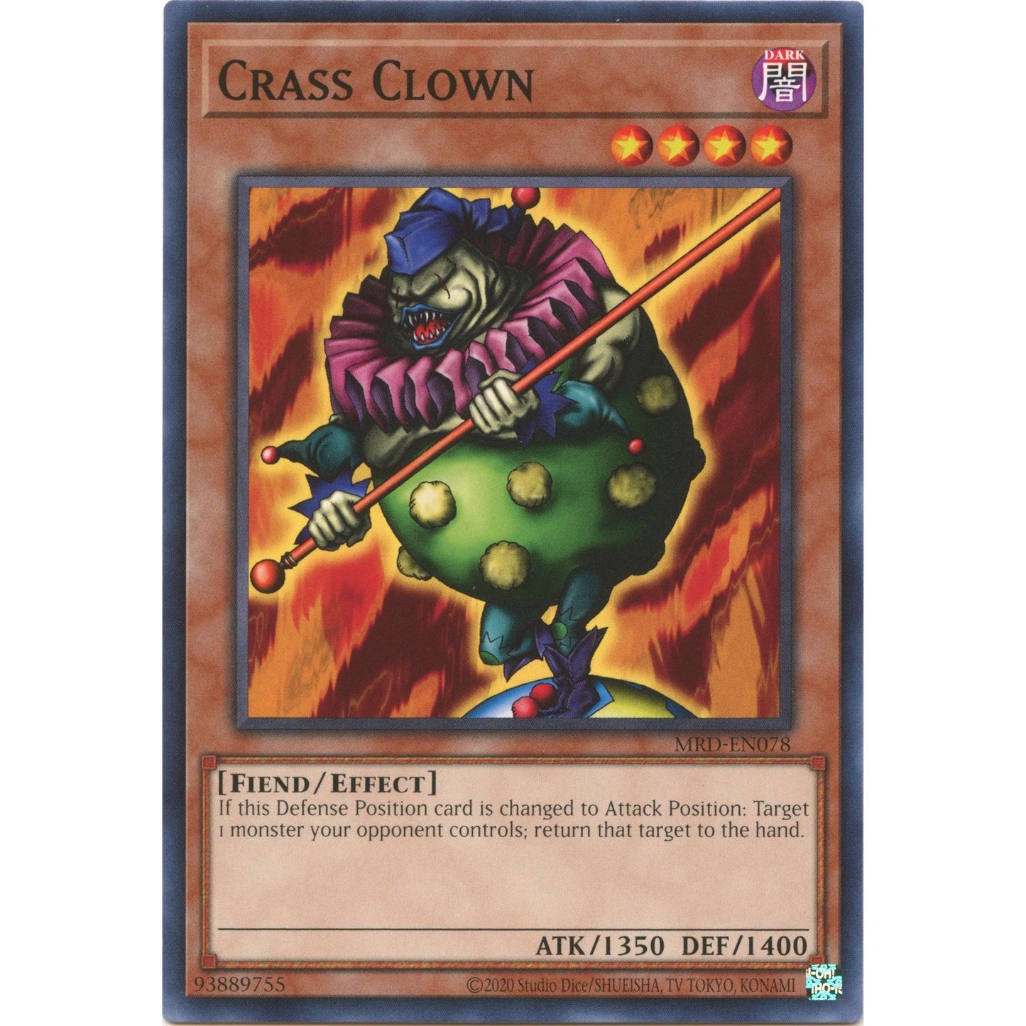 Image for Crass Clown (MRD-EN078) (MRD-EN) - YuGiOh