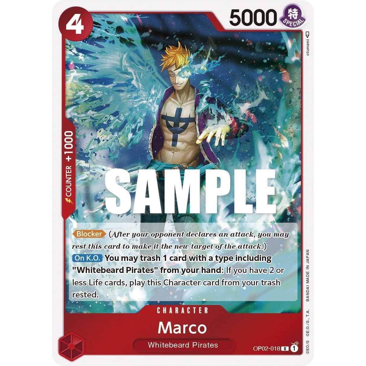Image for Marco (OP02-018) (OP02) - One Piece Card Game