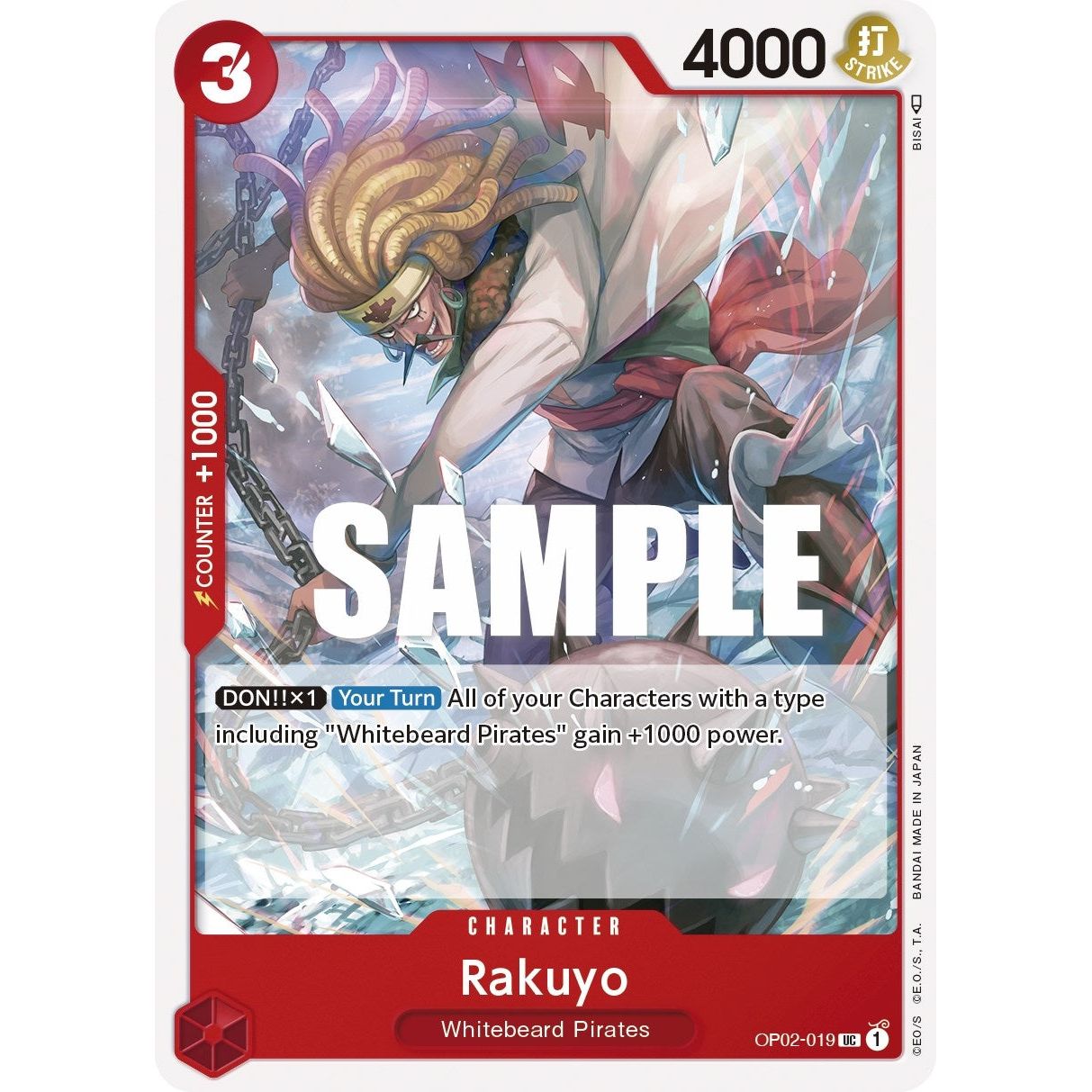 Image for Rakuyo (OP02-019) (OP02) - One Piece Card Game