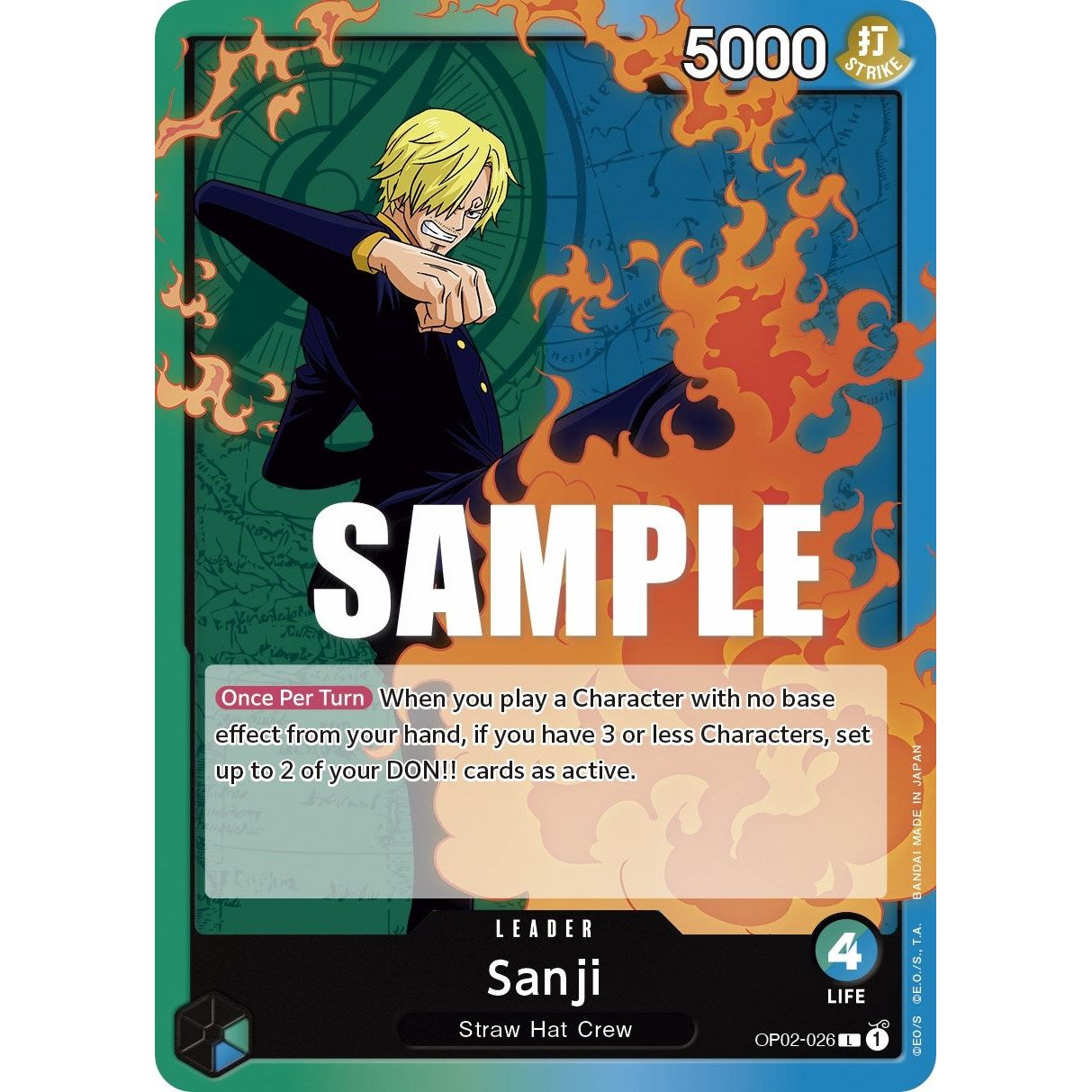 Image for Sanji (OP02-026) (OP02) - One Piece Card Game