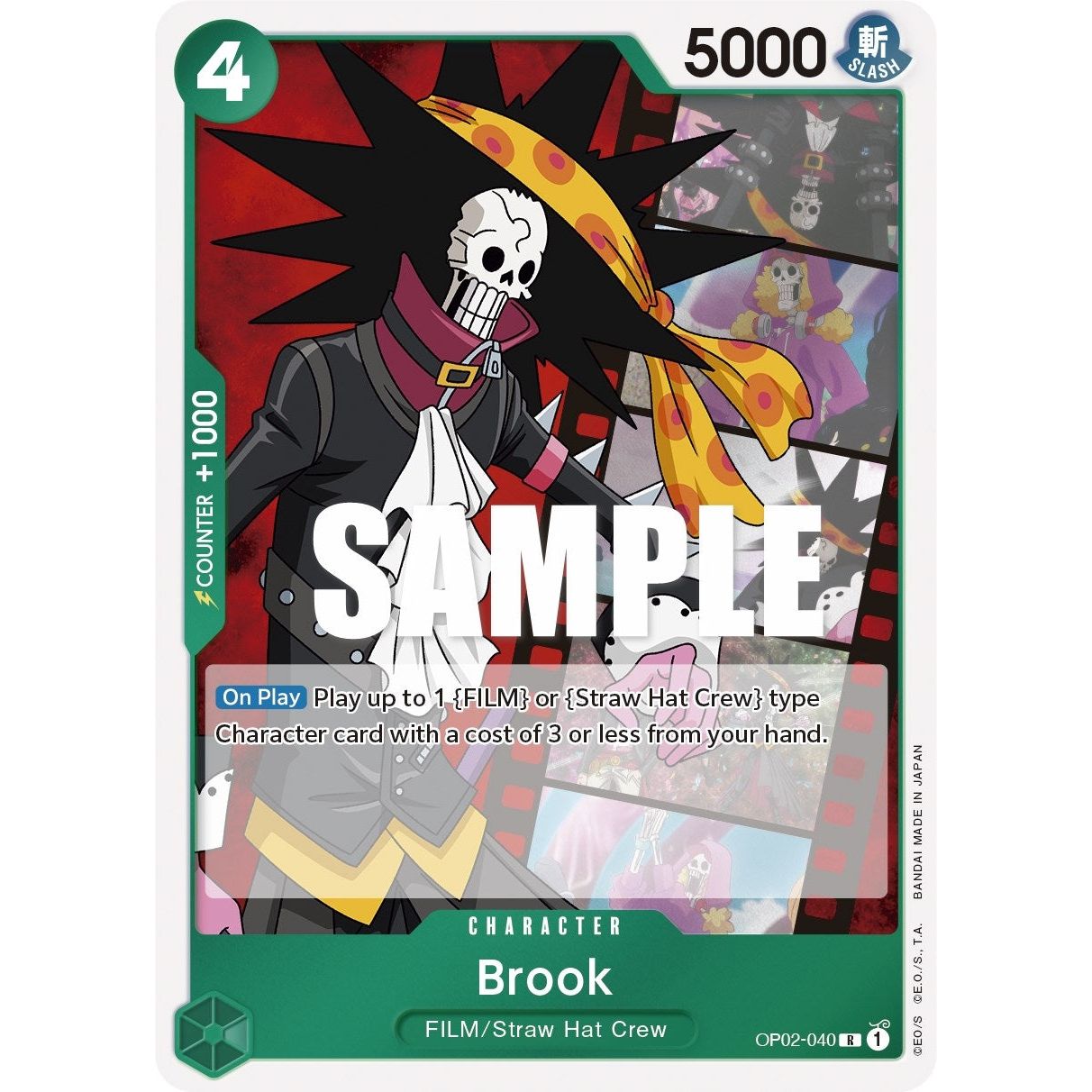 Image for Brook (OP02-040) (OP02) - One Piece Card Game