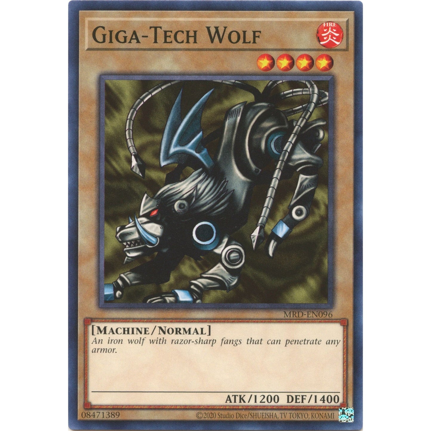 Image for Giga-Tech Wolf (MRD-EN096) (MRD-EN) - YuGiOh