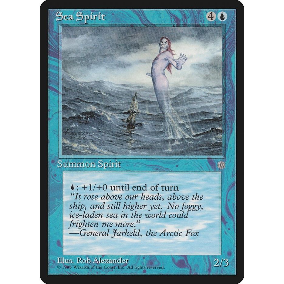 Image for Sea Spirit (ICE) - Magic: The Gathering
