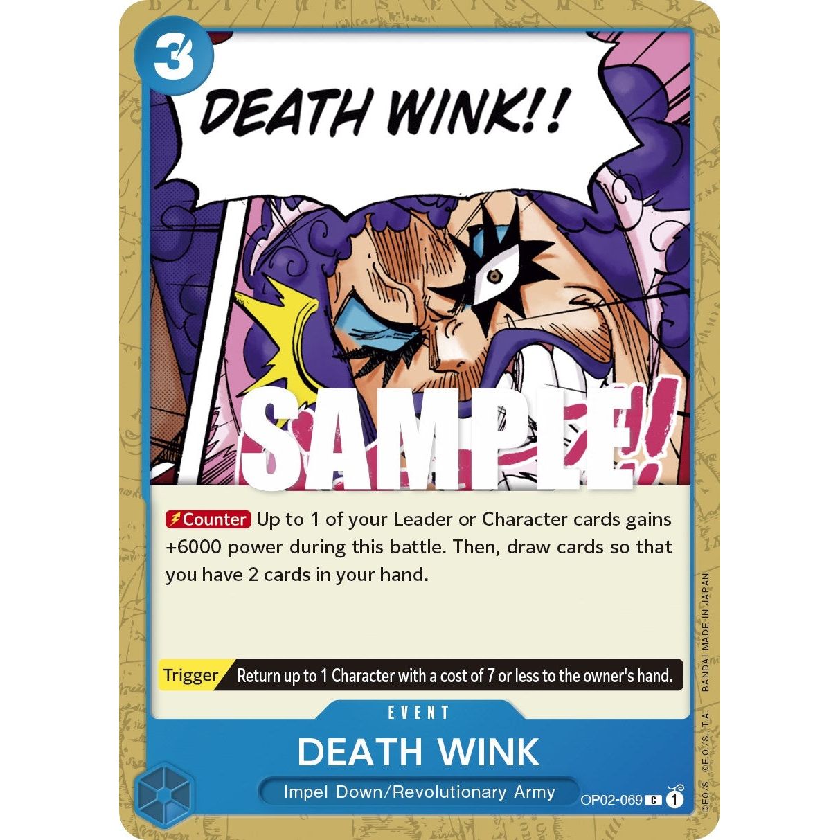 Image for DEATH WINK (OP02-069) (OP02) - One Piece Card Game