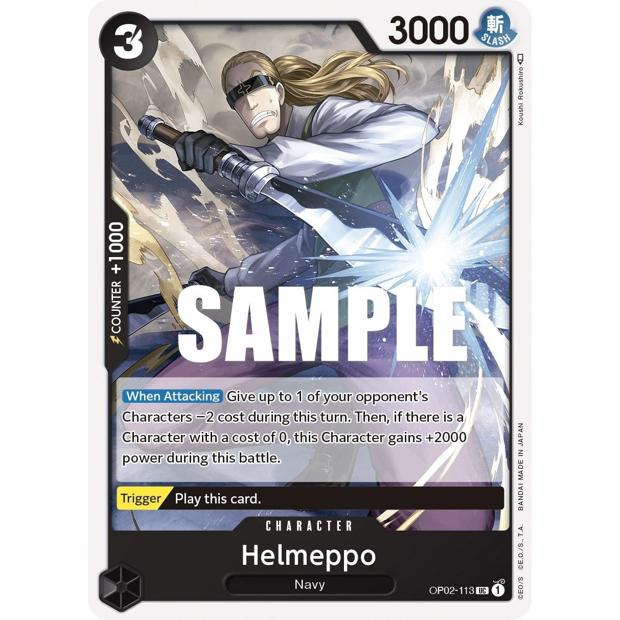 Image for Helmeppo (OP02-113) (OP02) - One Piece Card Game