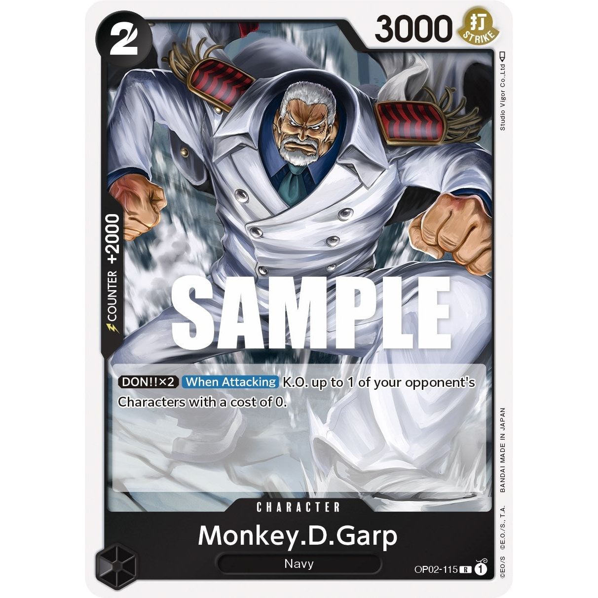 Image for Monkey.D.Garp (115) (OP02-115) (OP02) - One Piece Card Game
