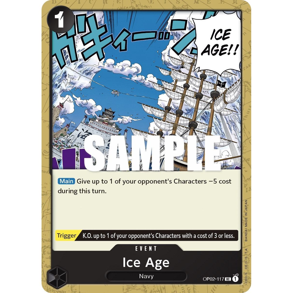 Image for Ice Age (OP02-117) (OP02) - One Piece Card Game