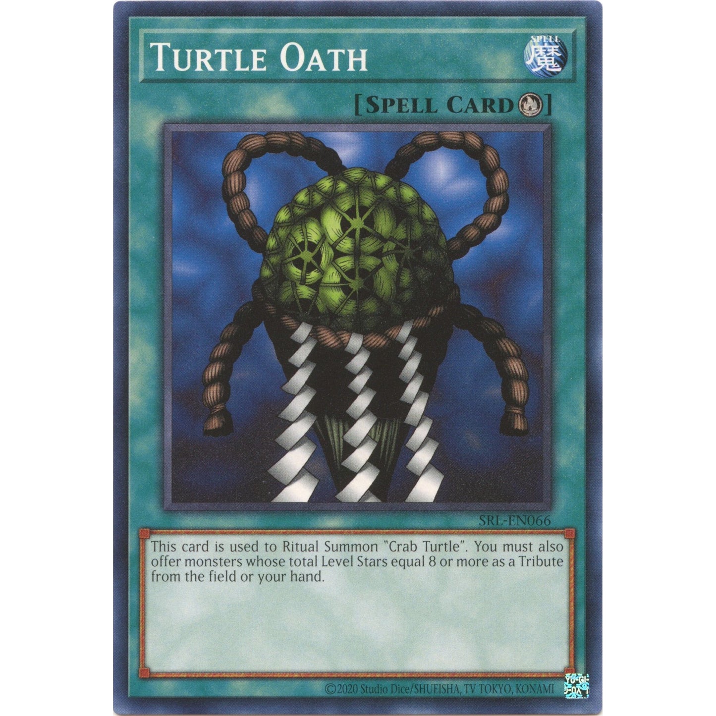 Image for Turtle Oath (SRL-EN066) (SRL-EN) - YuGiOh