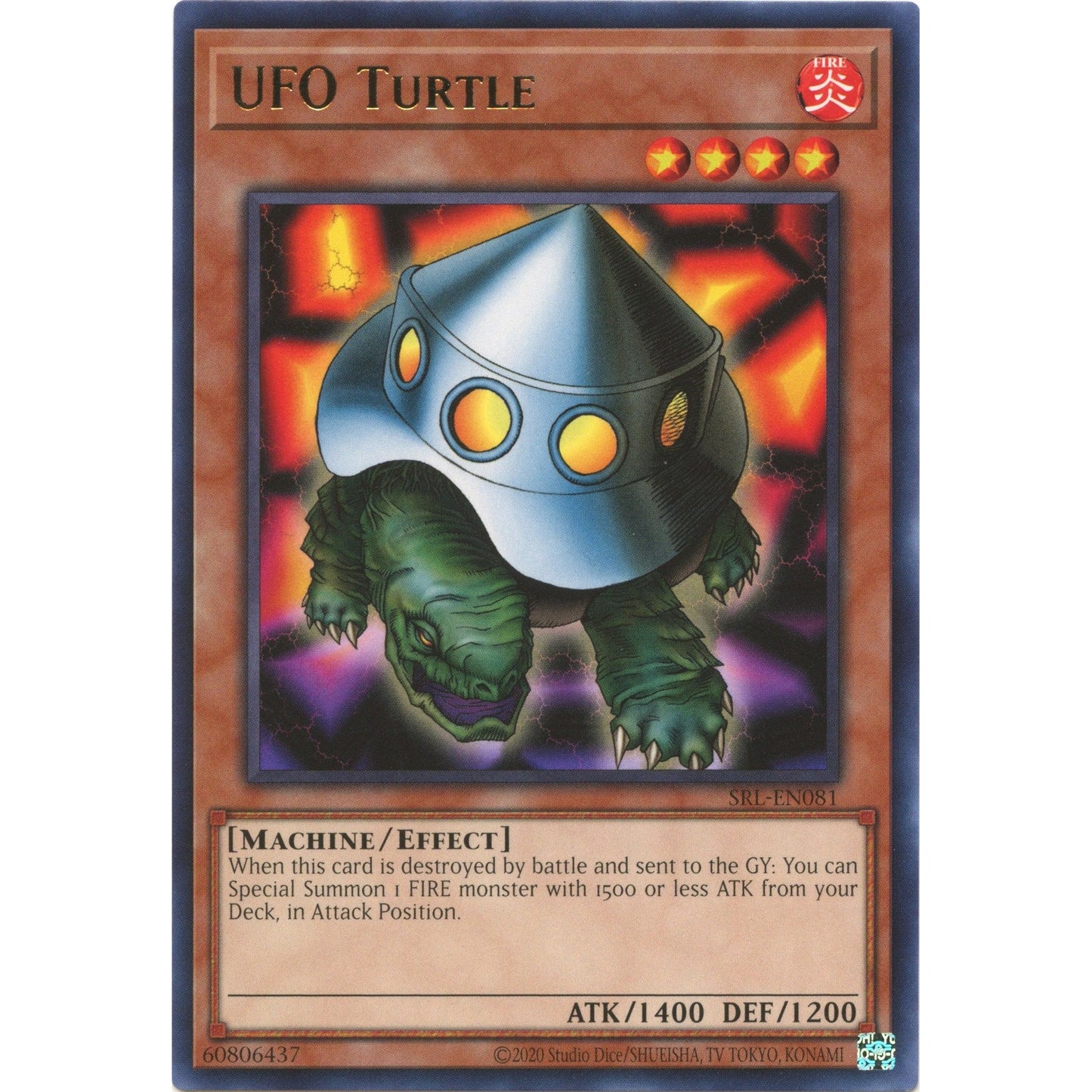 Image for UFO Turtle (SRL-EN081) (SRL-EN) - YuGiOh