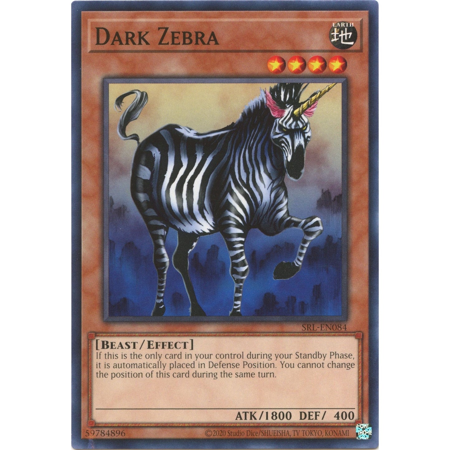 Image for Dark Zebra (SRL-EN084) (SRL-EN) - YuGiOh