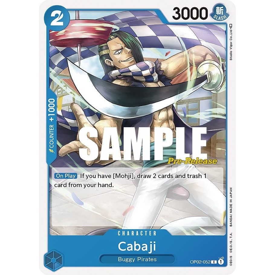 Image for Cabaji (OP02-052) (OP02 PRE) - One Piece Card Game