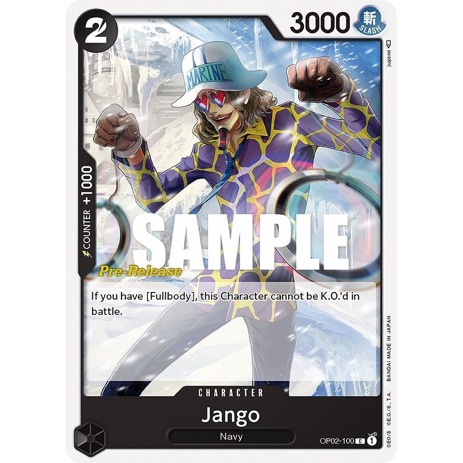 Image for Jango (OP02-100) (OP02 PRE) - One Piece Card Game