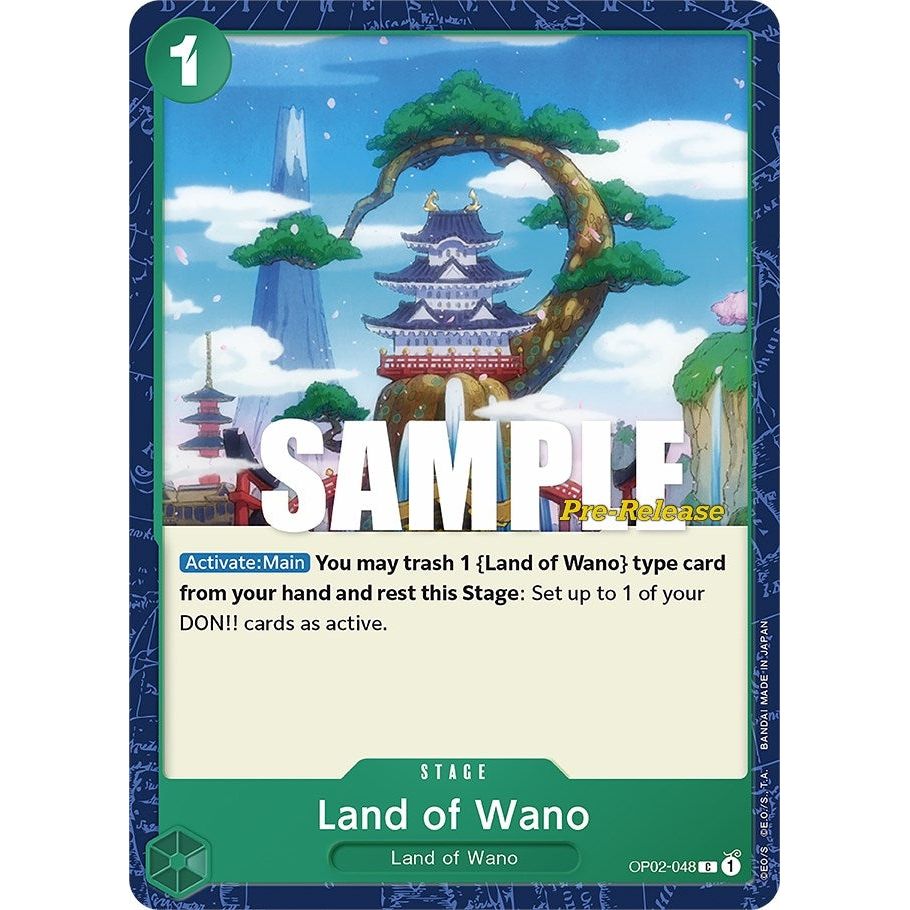 Image for Land of Wano (OP02-048) (OP02 PRE) - One Piece Card Game
