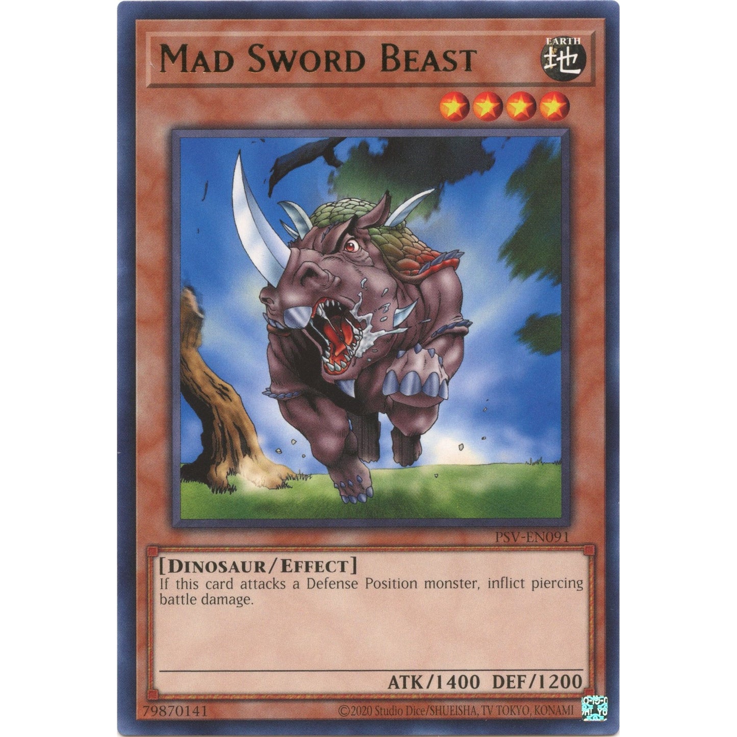 Image for Mad Sword Beast (PSV-EN091) (PSV-EN) - YuGiOh