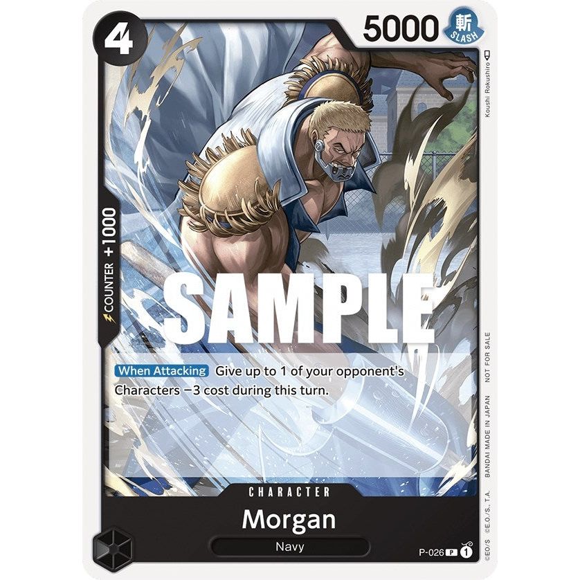 Image for Morgan (Pirates Party Vol. 2) (P-026) (OP-PR) - One Piece Card Game