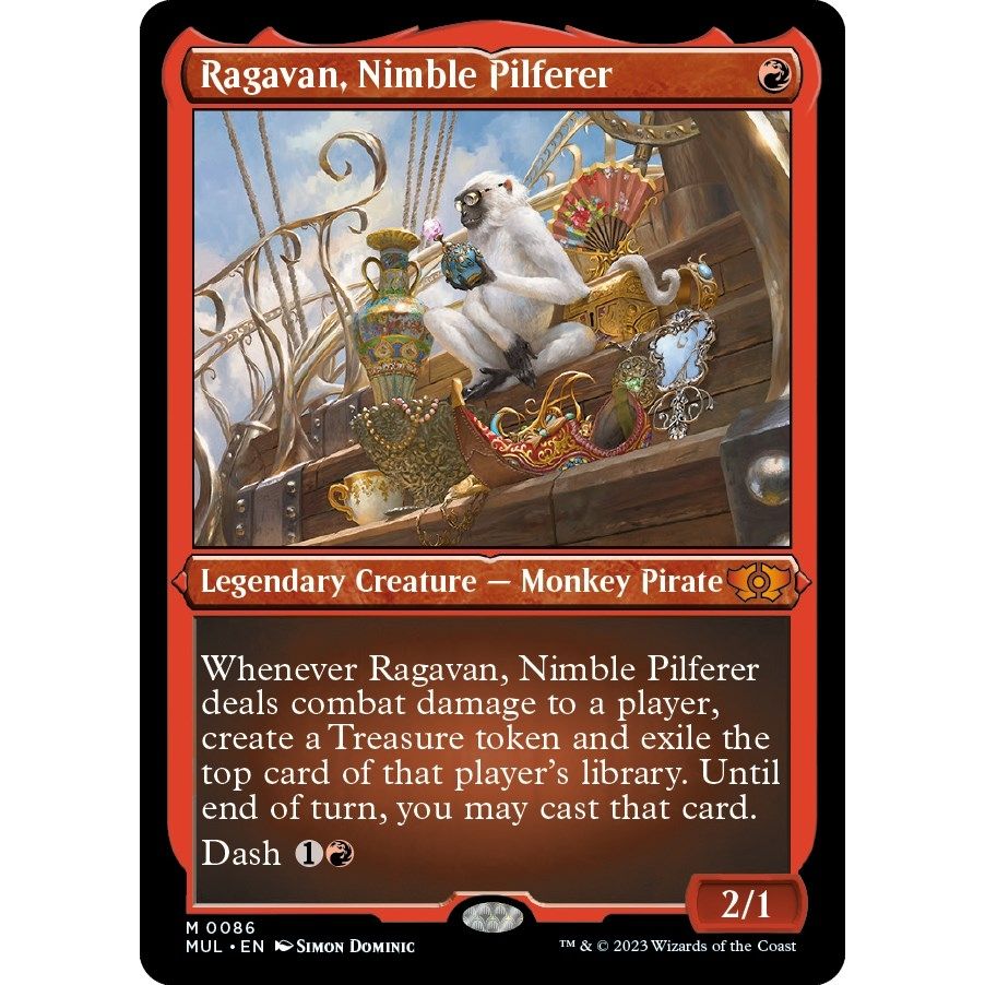 Image for Ragavan, Nimble Pilferer (Foil Etched) (86) (MUL) - Magic: The Gathering
