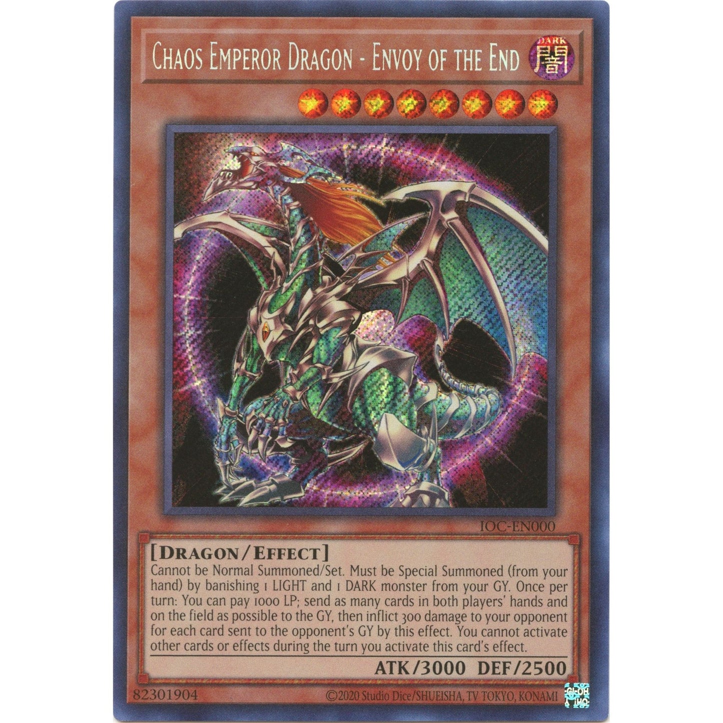Image for Chaos Emperor Dragon - Envoy of the End (IOC-EN000) (IOC-EN) - YuGiOh