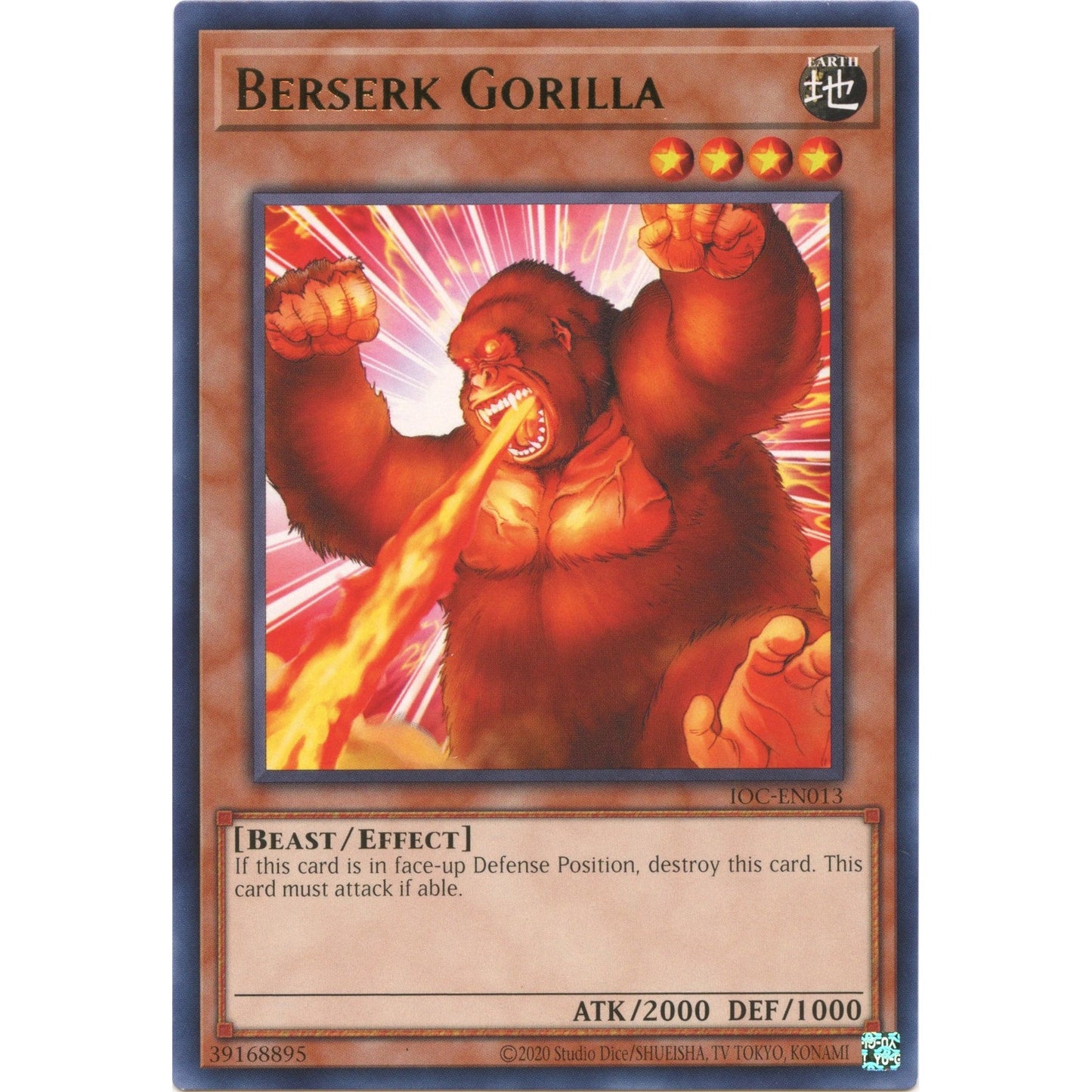 Image for Berserk Gorilla (IOC-EN013) (IOC-EN) - YuGiOh