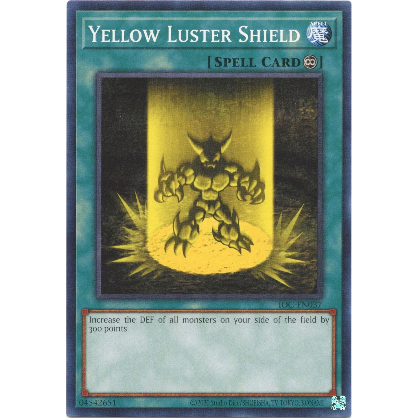 Image for Yellow Luster Shield (IOC-EN037) (IOC-EN) - YuGiOh