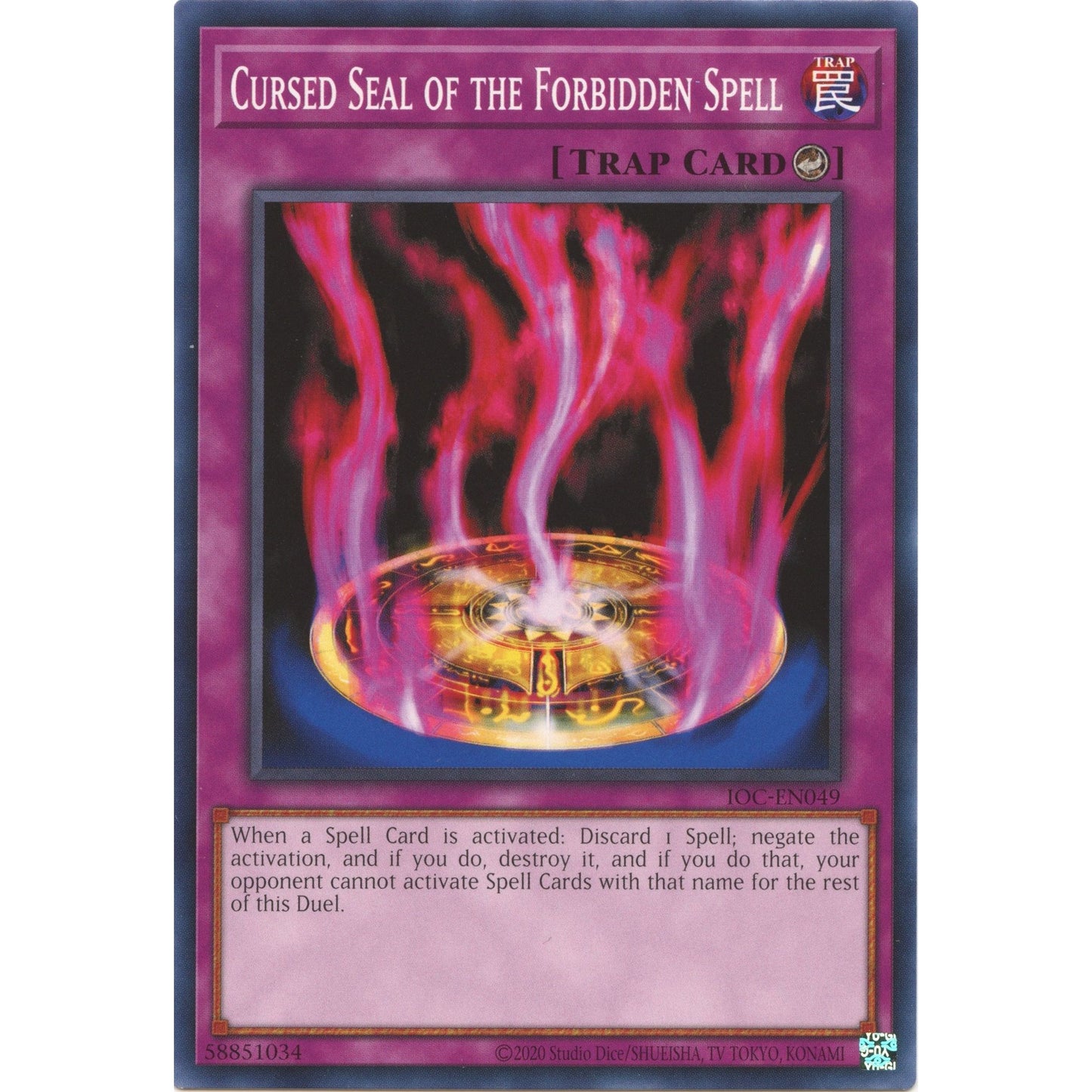 Image for Cursed Seal of the Forbidden Spell (IOC-EN049) (IOC-EN) - YuGiOh