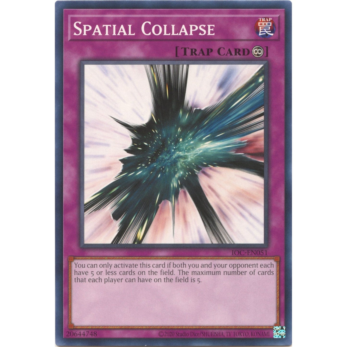 Image for Spatial Collapse (IOC-EN051) (IOC-EN) - YuGiOh