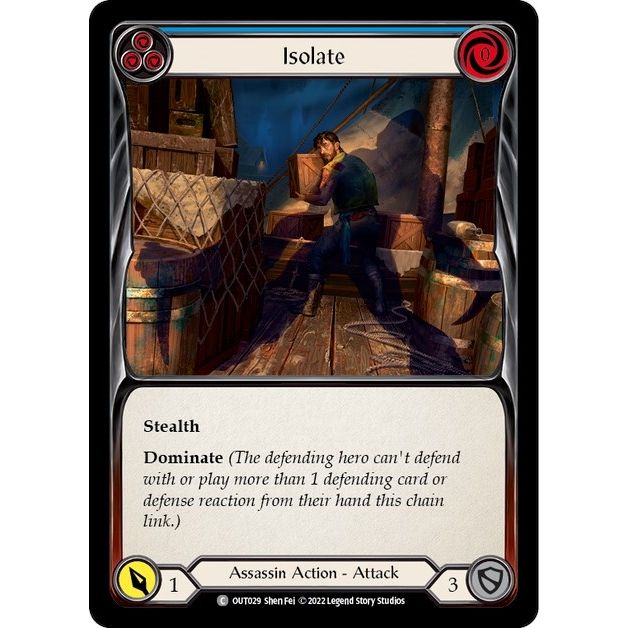 Image for Isolate (Blue) (OUT029) (OUT) - Flesh and Blood TCG