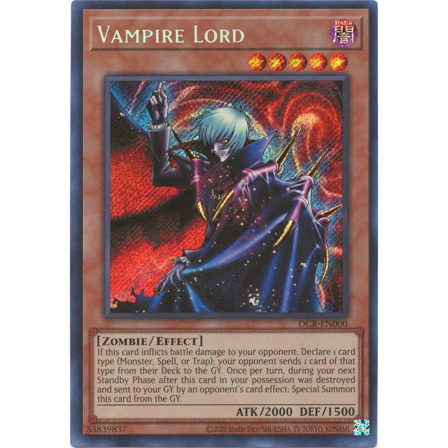 Image for Vampire Lord (DCR-EN000) (DCR-EN) - YuGiOh