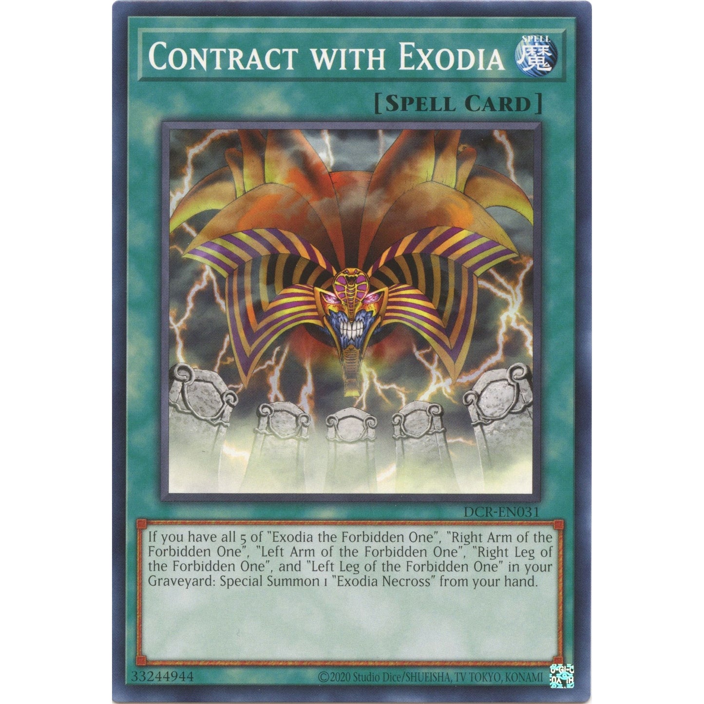 Image for Contract with Exodia (DCR-EN031) (DCR-EN) - YuGiOh