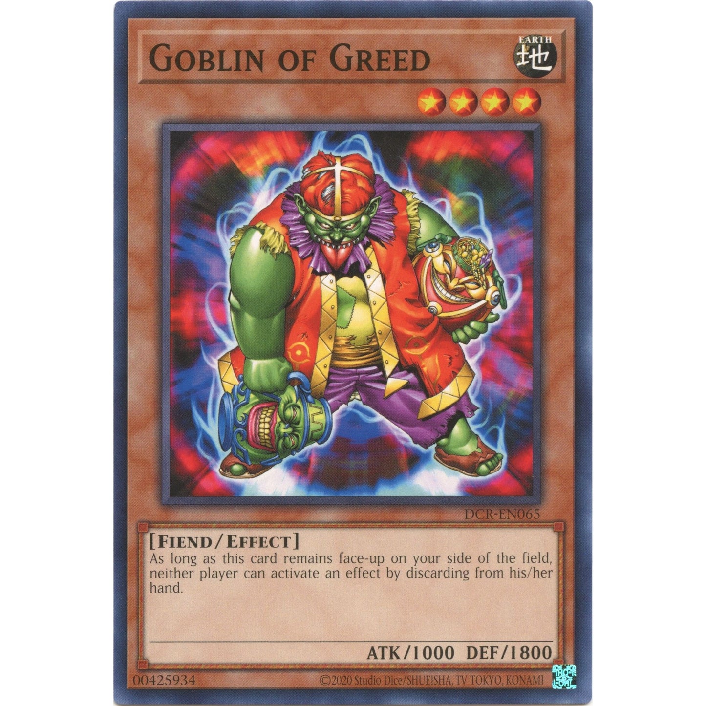 Image for Goblin of Greed (DCR-EN065) (DCR-EN) - YuGiOh