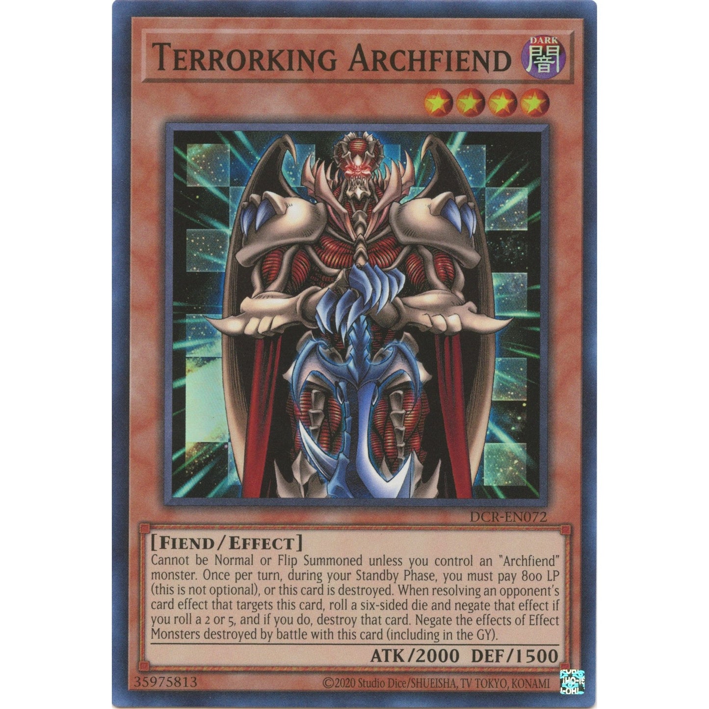 Image for Terrorking Archfiend (DCR-EN072) (DCR-EN) - YuGiOh