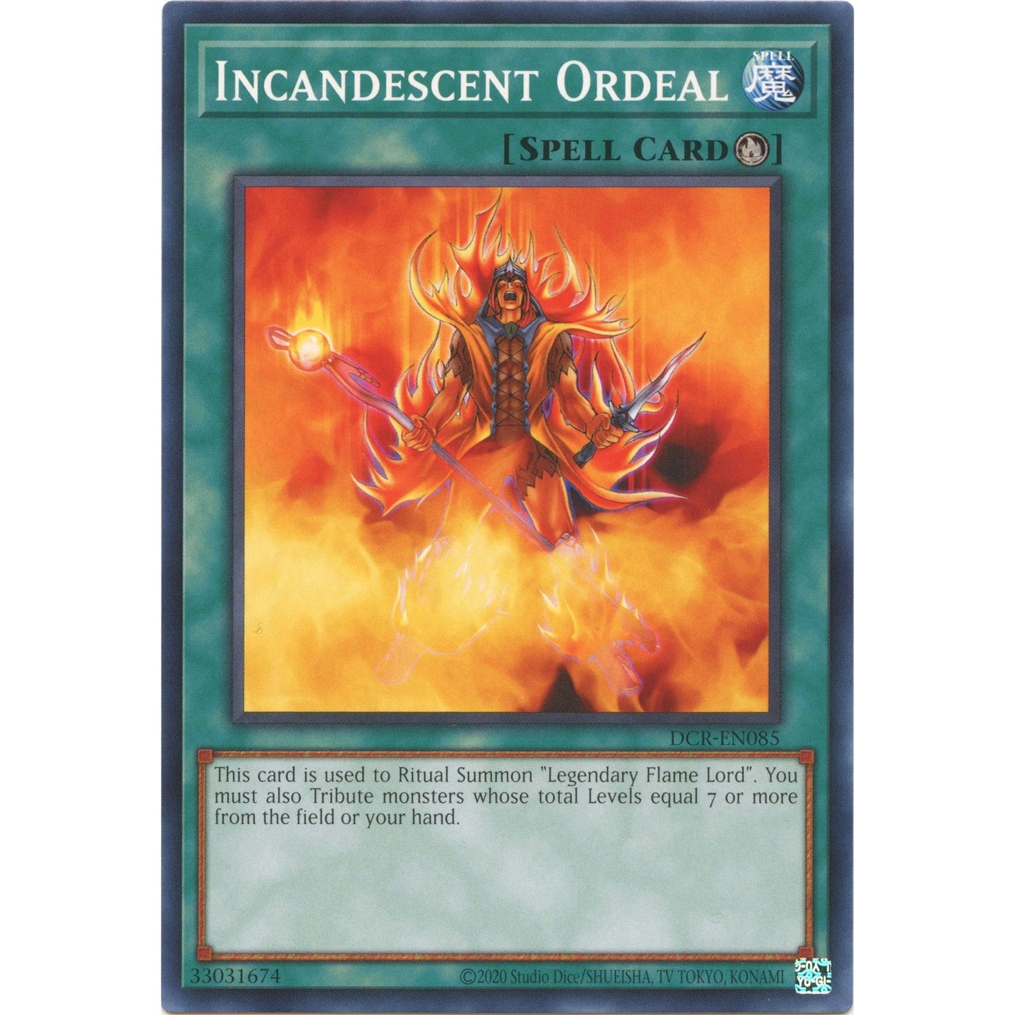 Image for Incandescent Ordeal (DCR-EN085) (DCR-EN) - YuGiOh