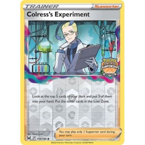 Image for Colress's Experiment (Regional Championships) (155/196) (PR) - Pokemon