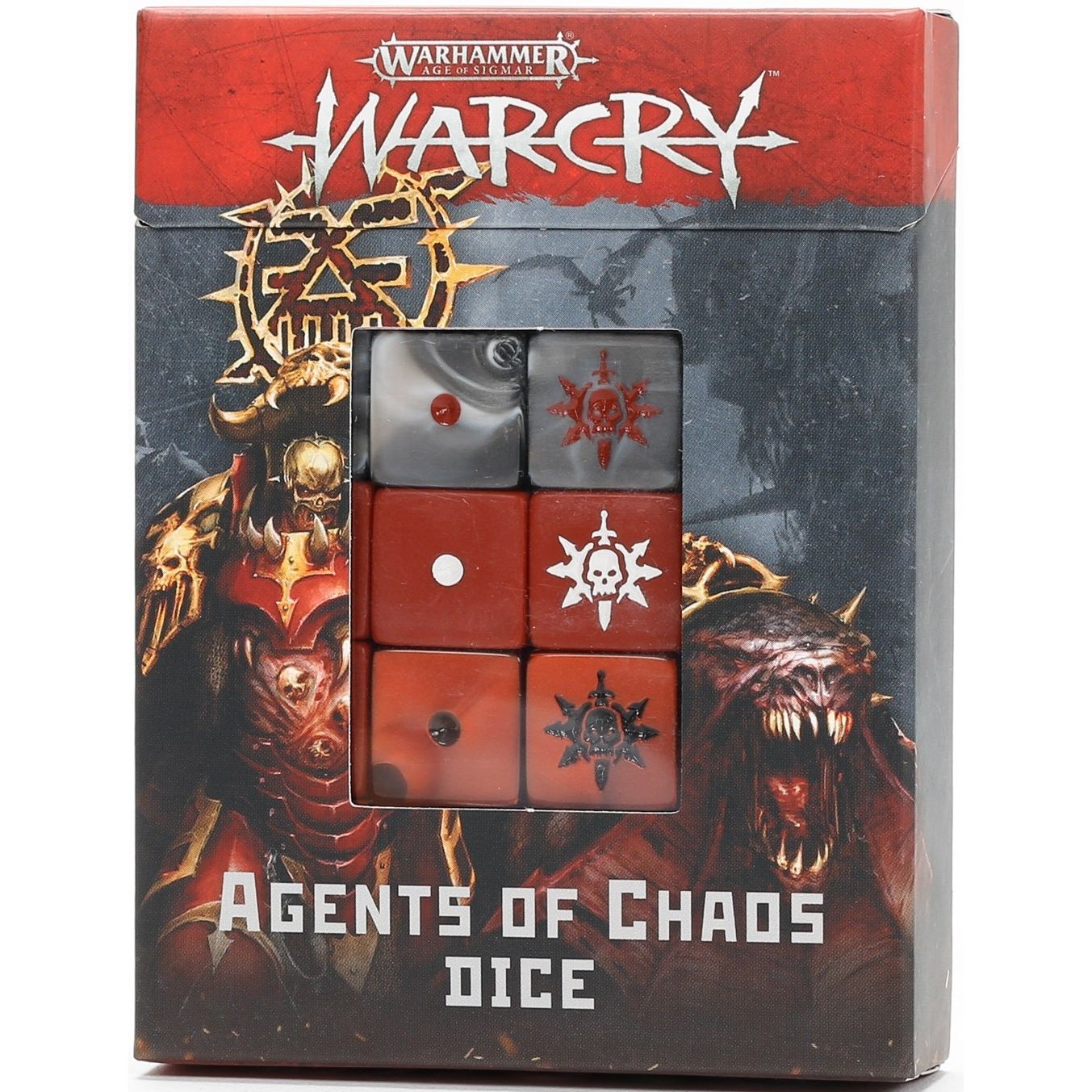 Image for Warhammer: Age of Sigmar - Warcry: Agents of Chaos Dice (16-Pack) - Warhammer Game Accessories