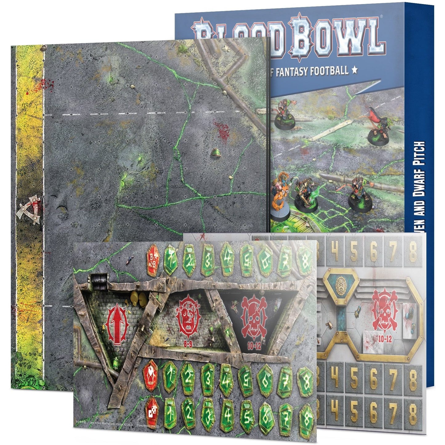 Image for Blood Bowl: Skaven & Dwarf Pitch - Warhammer Game Accessories