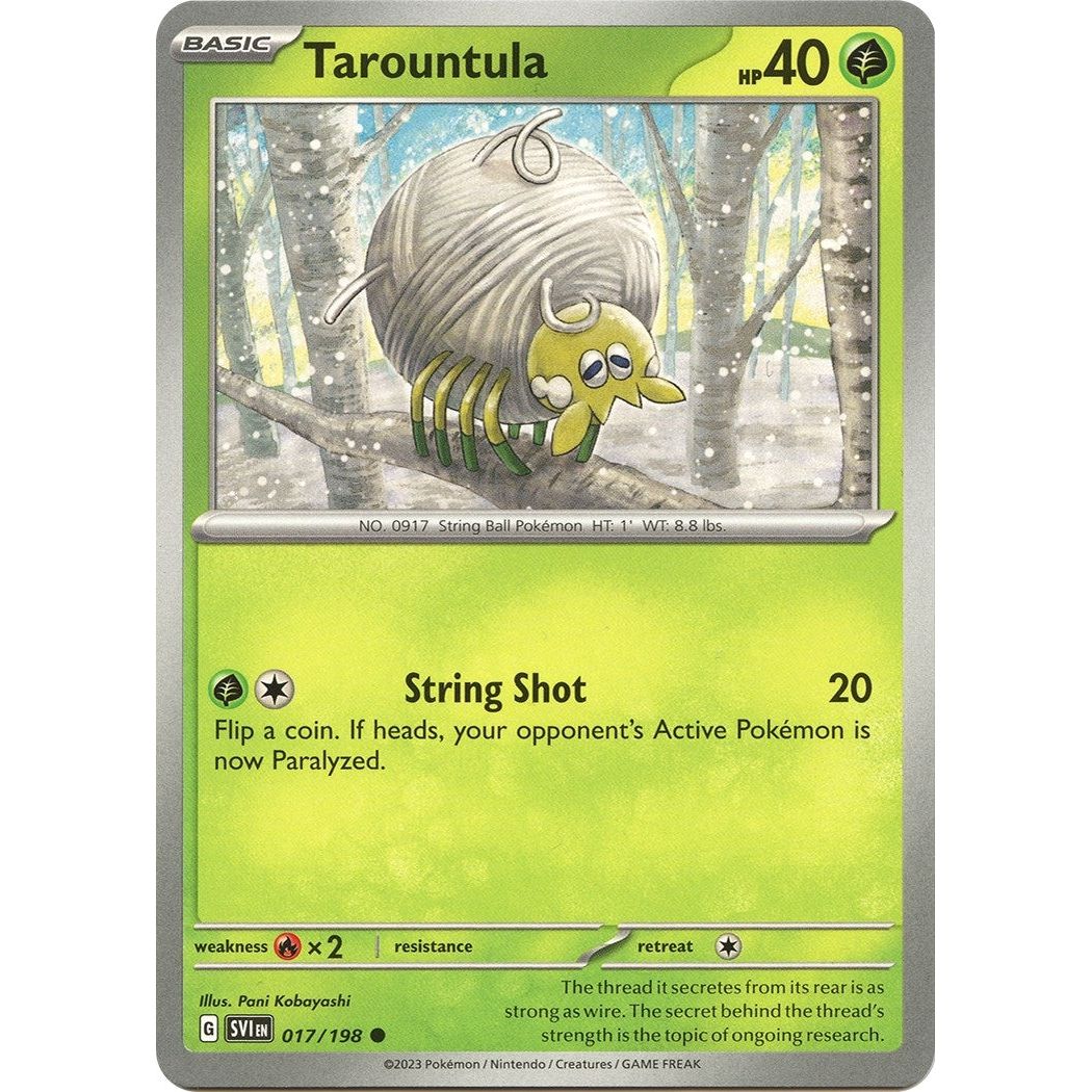 Image for Tarountula (017/198) (SVI) - Pokemon
