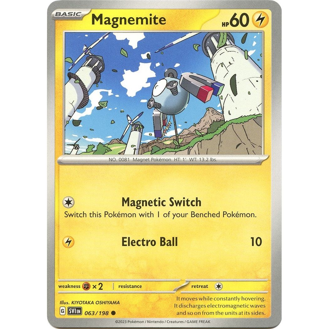 Image for Magnemite (063/198) (SVI) - Pokemon