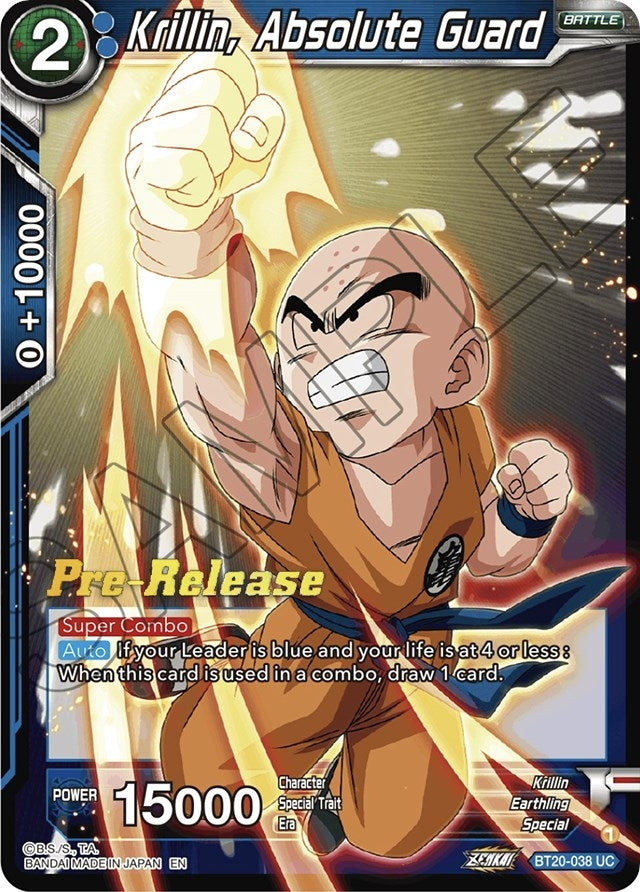 Image for Krillin, Absolute Guard (BT20-038) (DBS-B20PRE) - Dragon Ball Super: Masters