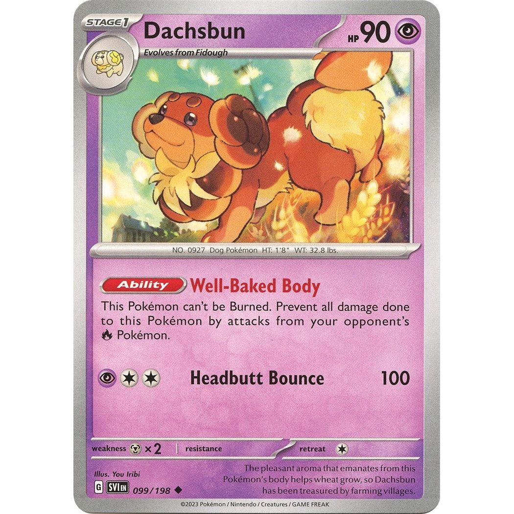 Image for Dachsbun (099/198) (SVI) - Pokemon