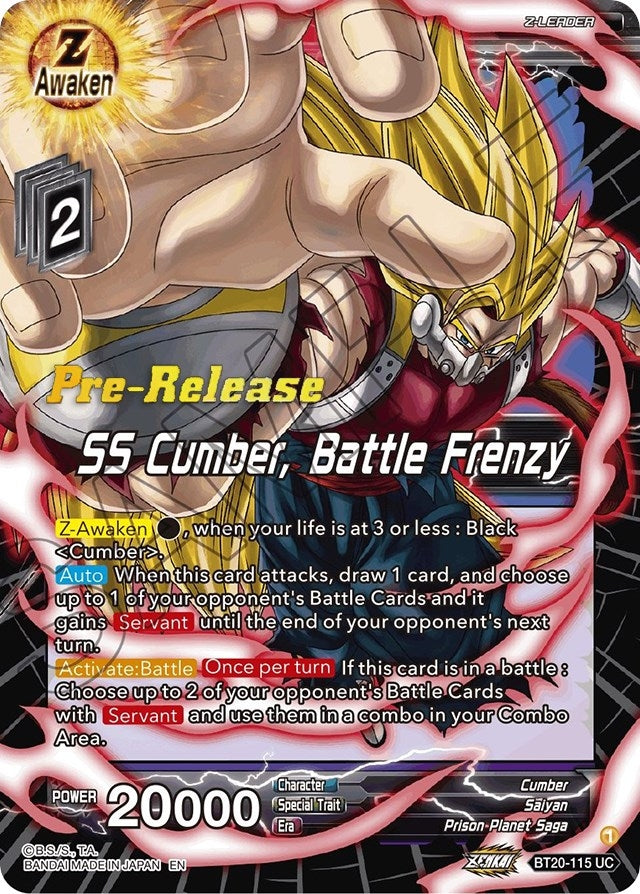Image for SS Cumber, Battle Frenzy (BT20-115) (DBS-B20PRE) - Dragon Ball Super: Masters