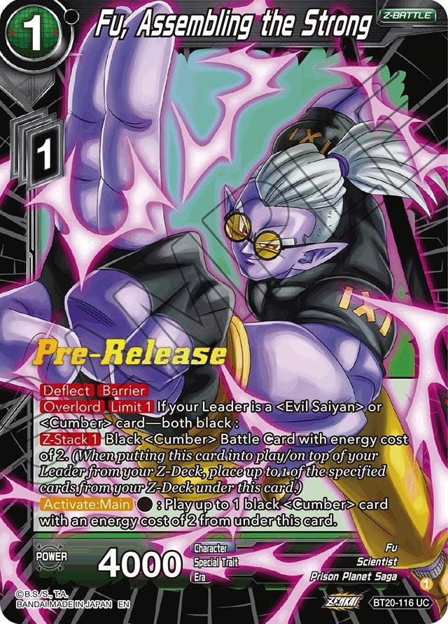 Image for Fu, Assembling the Strong (BT20-116) (DBS-B20PRE) - Dragon Ball Super: Masters