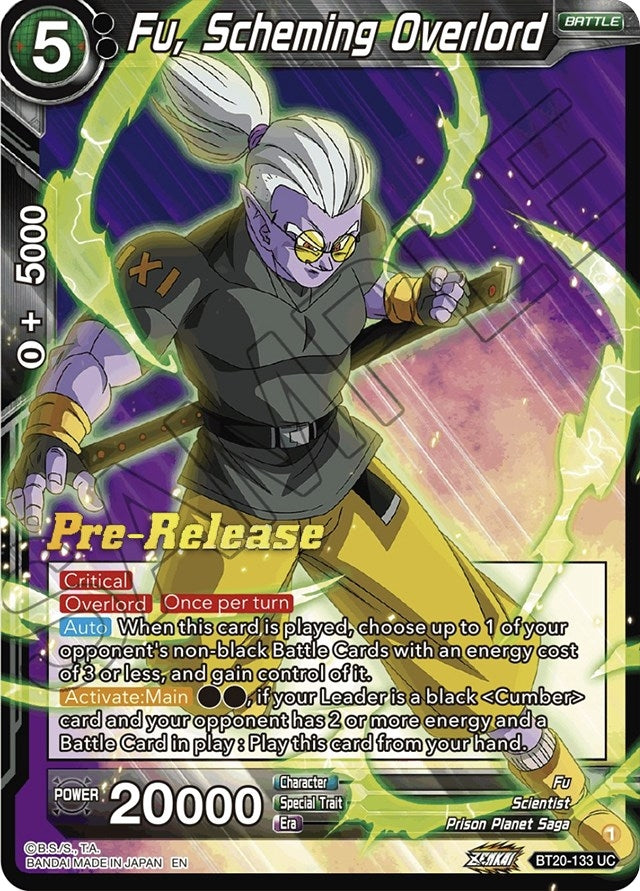 Image for Fu, Scheming Overlord (BT20-133) (DBS-B20PRE) - Dragon Ball Super: Masters
