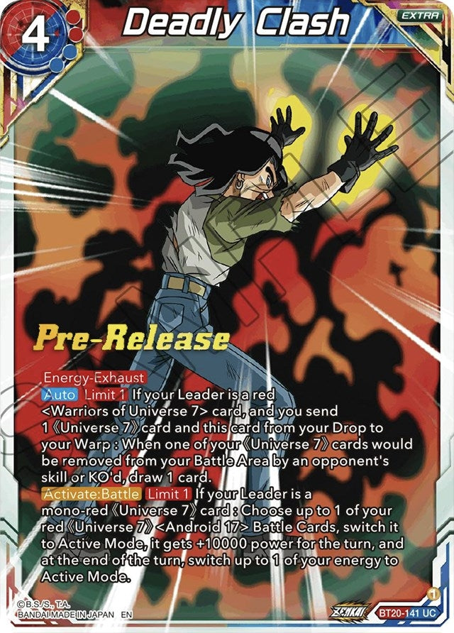 Image for Deadly Clash (BT20-141) (DBS-B20PRE) - Dragon Ball Super: Masters