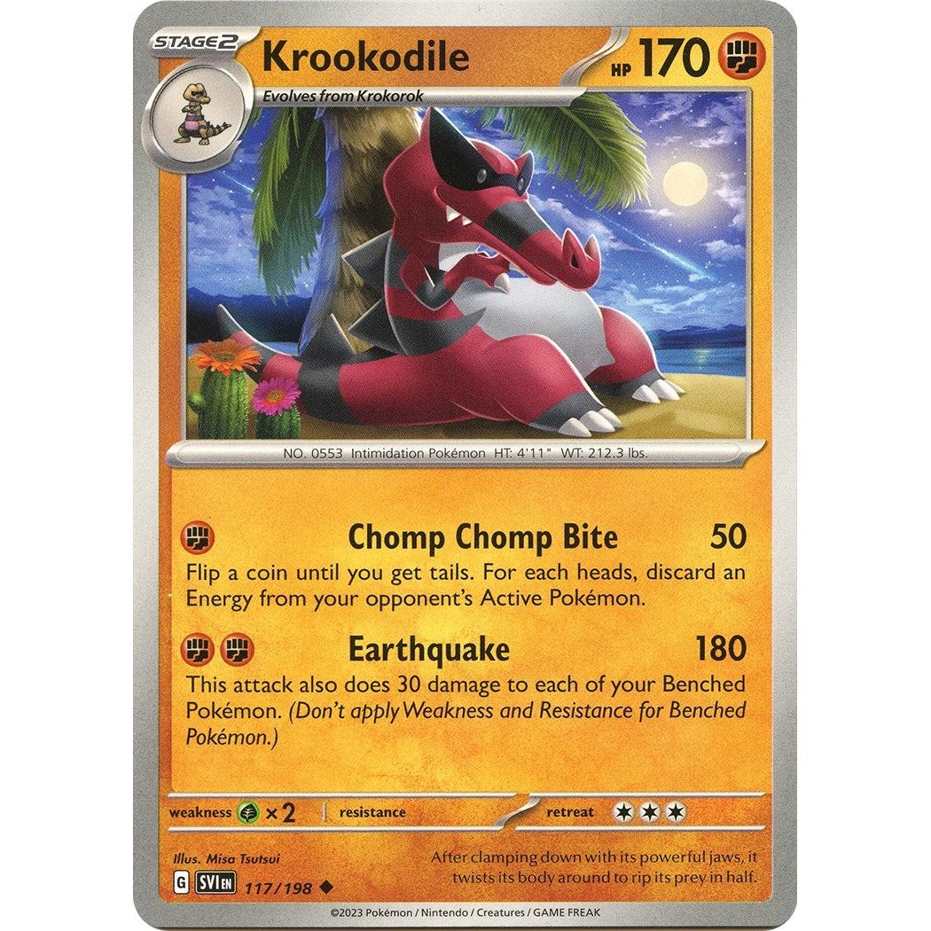 Image for Krookodile (117/198) (SVI) - Pokemon
