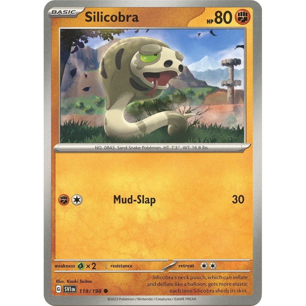 Image for Silicobra (119/198) (SVI) - Pokemon